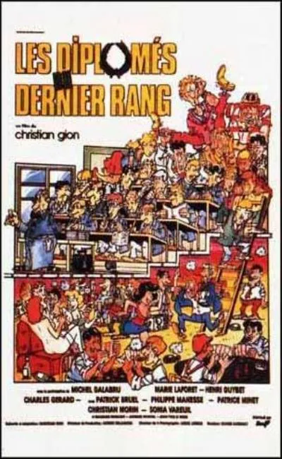 Les diplômés du dernier rang